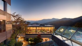 山間部に計画する複合施設